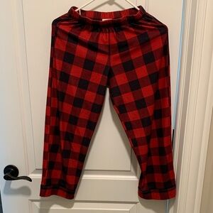 Wondershop Red and Black Checkered Kids Bottoms. Size:8